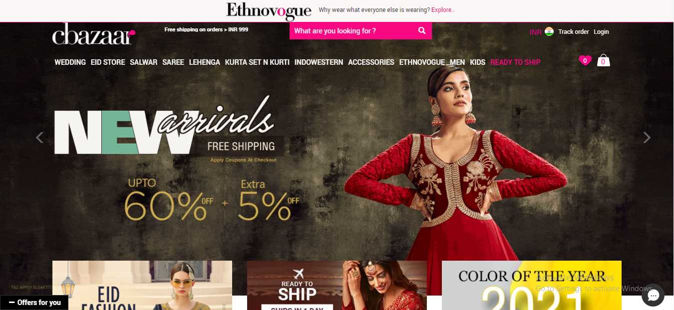 online shoping clothes ecommerce website design company gurgaon